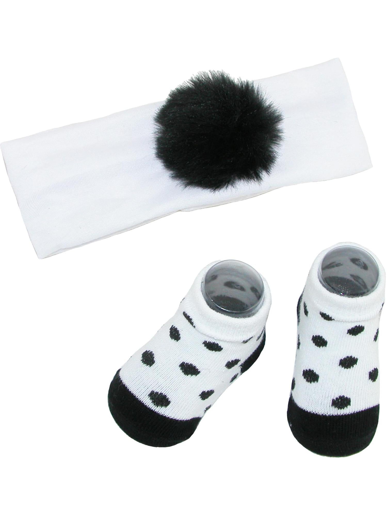 baby girl pom pom headband