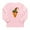 Petal Pink, variant on - Halloween Letter V Witch Monogram Long Sleeve Infa - Long Sleeve Infant T-Shirt