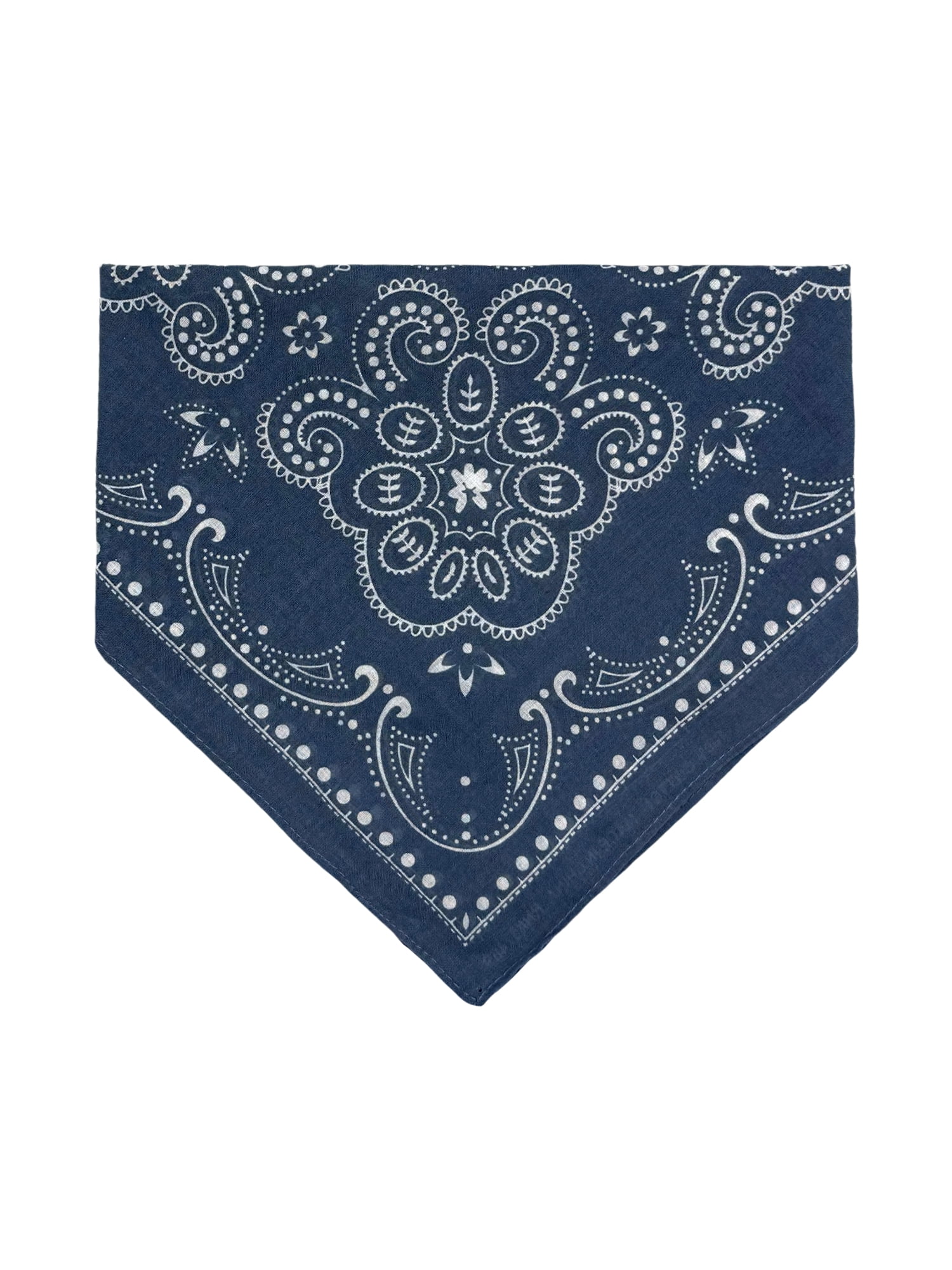 Time and Tru Women's Western Star Bandana, Insignia Blue, One Size Fits Most
