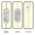 Royal Designs, Inc. Twisted Rayon Lamp Cord, Molded 2-Prong Plug, On ...