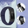 thumbnail image 3 of Elastic Bands Compatible with Fitbit Charge 2 Band, Solo Loop Stretchy Nylon Wriststrap for Charge 2 Women Men, 3 of 7