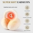 thumbnail image 3 of Warm Ear Muffs for Women Winter, Faux Fur Earmuffs Cute Foldable Fluffy Ear Warmers, Soft Warm Ear Covers for Women Men, 3 of 5