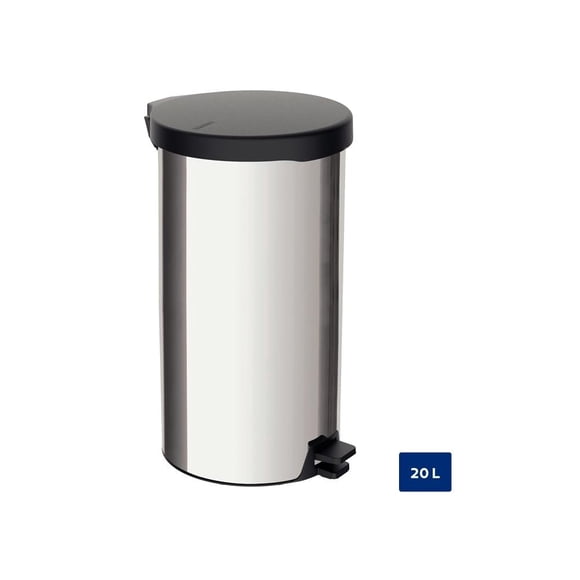 Bote de Basura Tramontina con Pedal 20 Litros Acero Inoxidable