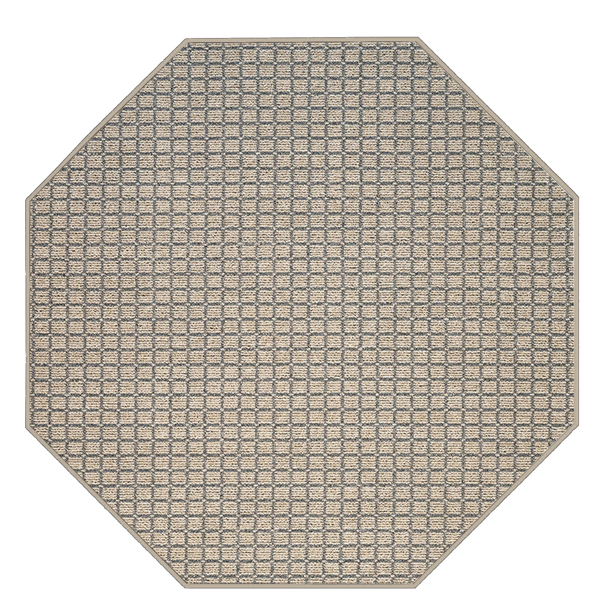 Furnish My Place Corner Indoor/Outdoor Commercial Color Rug - Beige, 8 ...