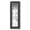 thumbnail image 2 of ArtToFrames 5x20 inch Black Velvet with Silver Wide Picture Frame, Black MDF Poster Frame (4693), 2 of 7