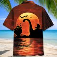 thumbnail image 4 of DIQADILA Bigfoot Lochness Monster Alien Shirt Short-Sleeve Halloween Print Unisex, 4 of 6