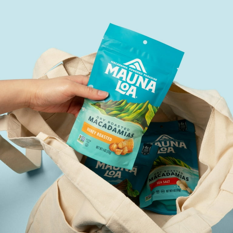 Mauna Loa Honey Roasted Macadamia Nuts 4oz Bag gluten-free