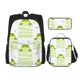 thumbnail image 1 of Balery Frogs and Dragonflies Mochila Escolar 3 en 1 para Niños - Mochila Resistente con Lonchera Térmica y Estuche - Mochila Escolar para Niños y Niñas, 1 of 7
