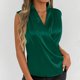 thumbnail image 4 of Camiseta sin mangas con cuello en V para mujer - Escote con volantes, tejido ligero, primavera/verano - Tallas S-XL, ropa informal/de fiesta, 4 of 8