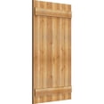 thumbnail image 2 of 26 7/8"W X 48"H Timbercraft Five 5 3/8" Boards Joined Board-N-Batten Shutters, Rough Sawn Western Red Cedar (Per Pair), 2 of 13