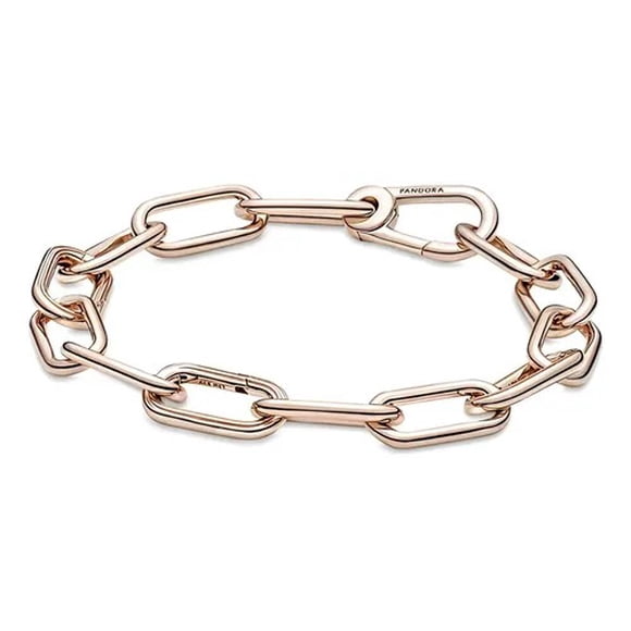 Brazalete de eslabones rose gold 17 cm