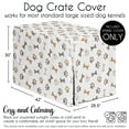 thumbnail image 6 of Sweet Jojo Designs Paw and Bone Dog Crate Kennel Cover 42in., 6 of 6