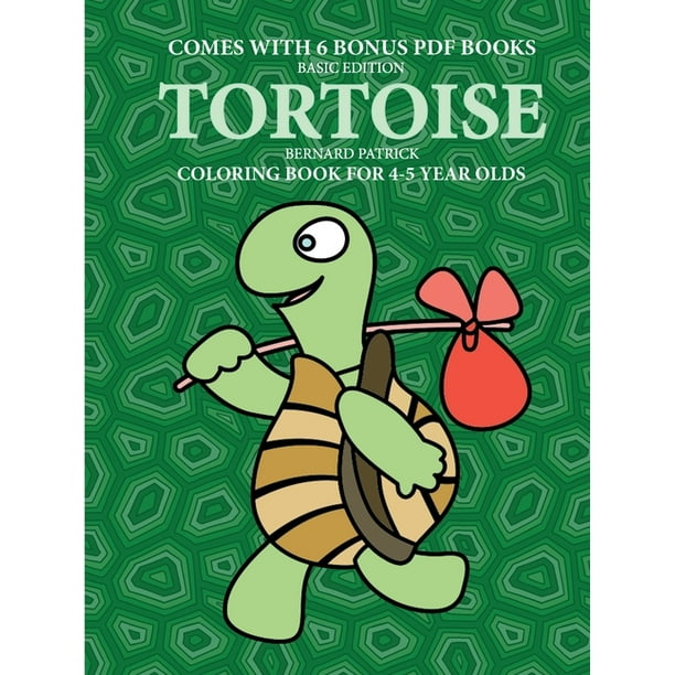 Download Coloring Book For 4 5 Year Olds Tortoise Paperback Walmart Com Walmart Com