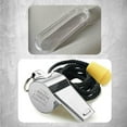 thumbnail image 5 of Sports Whistles with Lanyard Stainless Steel Whistle Loud Crisp Sound Gifts for DIY Coach Referees Teachers- The Man The Myth The Legend Coach Thank You, 5 of 7
