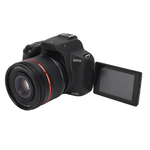 Videocámara Digital, Sensor De 64MP 8MP Cámara Digital 4K Pantalla Abatible De 270 Grados Zoom Digital De 12x Y 30x Enfoque Automático Con Aplicación Para Grabación De Video