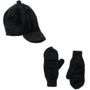 No Boundaries - Newsboy Hat and Convertible Glove Set
