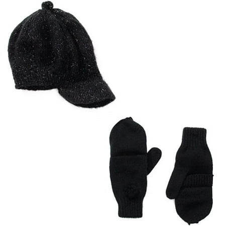 No Boundaries - Newsboy Hat and Convertible Glove Set