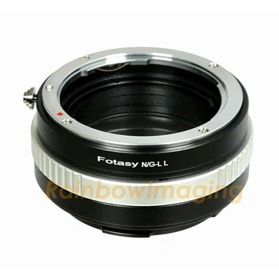 Fotasy Nikon G AF-S  Lens to Leica L Mount Adapter, Compatible with Leica TL2 TL T CL SL SL2 SL2-S and Panasnoc S1 S1R S1H S5 and Sigma fp fp L