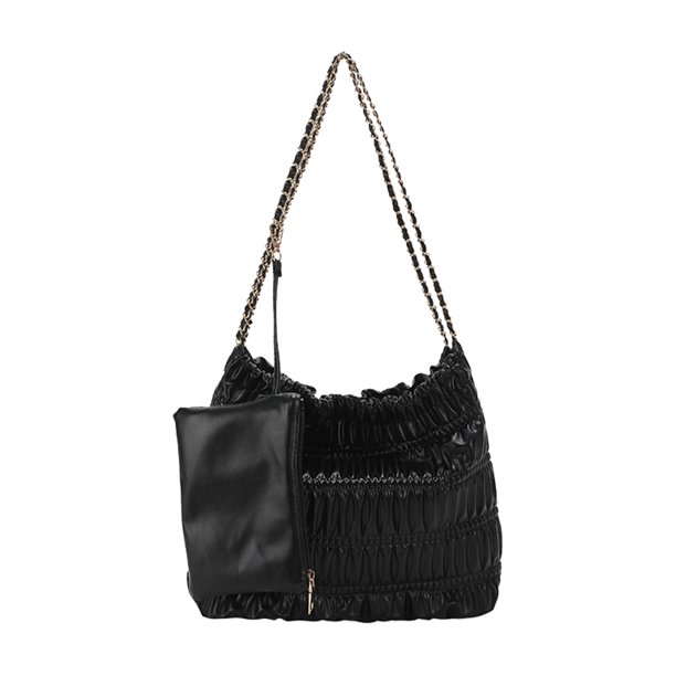 Bolso bandolera de cuero PU Bolso de compras retro impermeable para viajes (Negro) Ehuebsd Para Estrenar