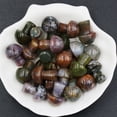 thumbnail image 5 of Natural Crystal Mushroom Shape Mini Small Semi Precious Stones Agate Rose Quartz Amethyst For Home Decor Fish Tank Flower Pot Diy Craft, 5 of 5
