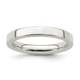 thumbnail image 6 of 925 Sterling Silver 3mm Comfort Fit Flat Band Ring Size 7.5, 6 of 6