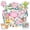 2A-35pcs, variant on 35pcs Cute Owls Kids Stickers Kawaii Turtle Graffiti Decals Animals Sticker Pack for Laptops Suitcase Notebooks