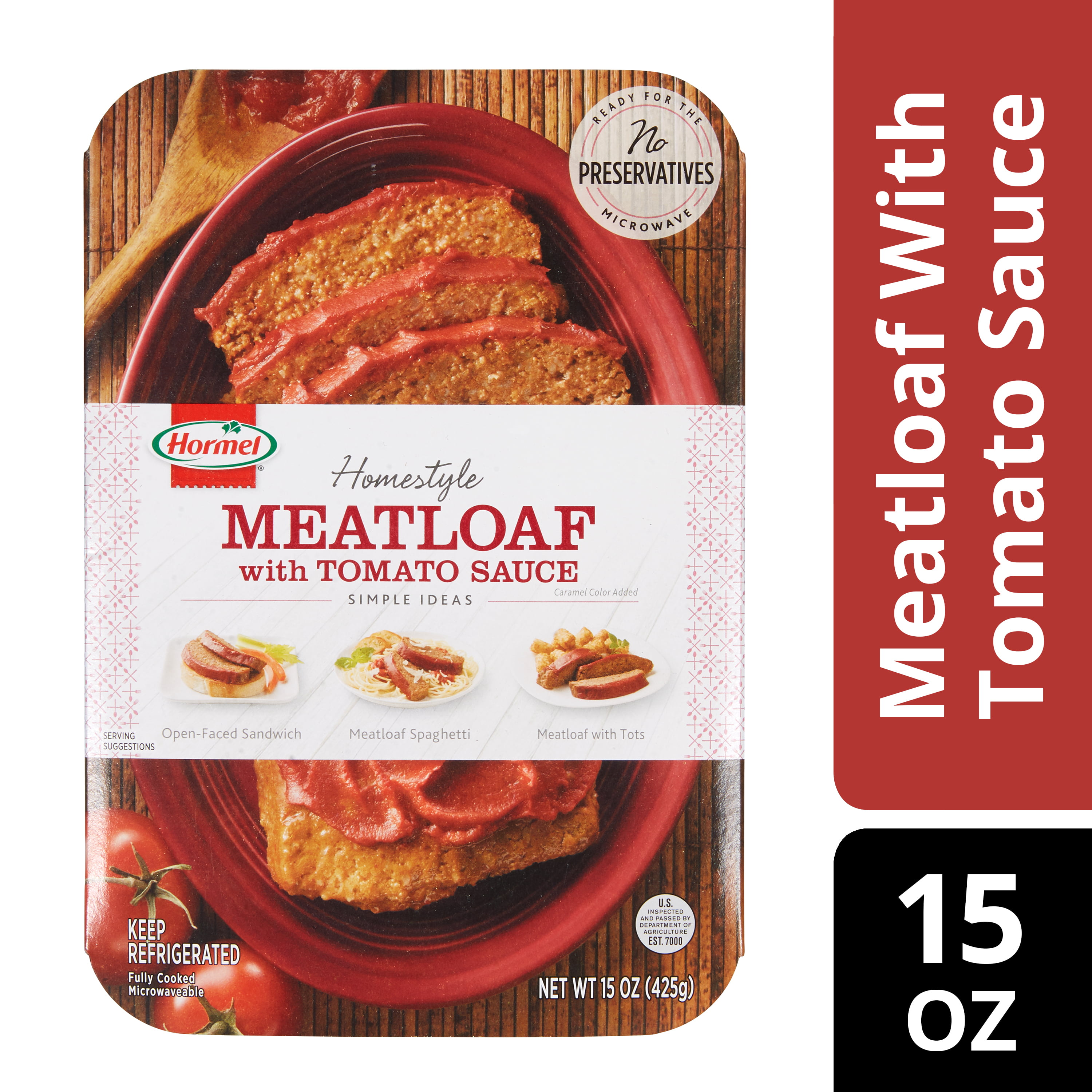 Hormel Homestyle Meatloaf With Tomato Sauce 1 Pack Walmart Com Walmart Com