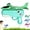 Vert, variante sur Jouet Lanceur d'Avion Dinosaure, Lanceur d'Avion Dinosaure à Catapulte, Lancement Planant Extérieur Interactif avec Deux Modes de Vol, pour Enfants Jeu Extérieur Intérieur (Vert)