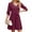Black, variant on Deals of the Week Wuchoa Women Casual 2025 Button Half Sleeve Vacation Dresses Clearance Under $10 Summer Flowy Round Neck Fashion T Shirt Dress Aline Midi Dresses Boho White Formal Dresses