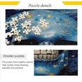 thumbnail image 2 of FREEAMG Jigsaw Puzzles for Adults or Kids 500 Piece, Art Starry Sky Skull Intellectual Decompression Fun Family Puzzles Game for Christmas Holiday Toy Gift, 2 of 7