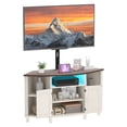 thumbnail image 3 of Dextrus Corner TV Stand with Mount for 32-70 Inch TVs, LED Entertainment Center TV Table with Power Outlets, 3 of 10