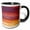 Black/White, variant on 3drose, Usa, Georgia, Clouds Reflecting Sunrise 1., 11oz Two-tone Green Mug