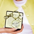 thumbnail image 3 of Best Gutsy Goodness Bronze Keychain Luckiest Has the Same Seasons of Life Quote Keepsake Jewelry, 3 of 8