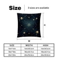 thumbnail image 5 of Gemini Constellation Chair Pillow Covers Set of 2 Throw Pillow Decorative Pillows Velvet with Unique Patterns for Various Occasions - Available in 16x16, 18x18, and 20x20 Inches, 5 of 6