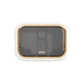 thumbnail image 1 of Estuche de almacenamiento de esponja, caja montada en la pared, sin perforaciones, para baño, baño, cepillo extraíble, soporte para escurridor Juegos de accesorios de baño Rejilla simple blanca Naiovety HA066617-03B, 1 of 6