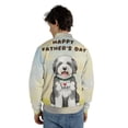 thumbnail image 5 of Cute Old English Sheepdog Loves Dad Happy Father's Day All Over Print 3D Baseball Jacket Dog Lover Bomber Jacket Softball - 12008, 5 of 6