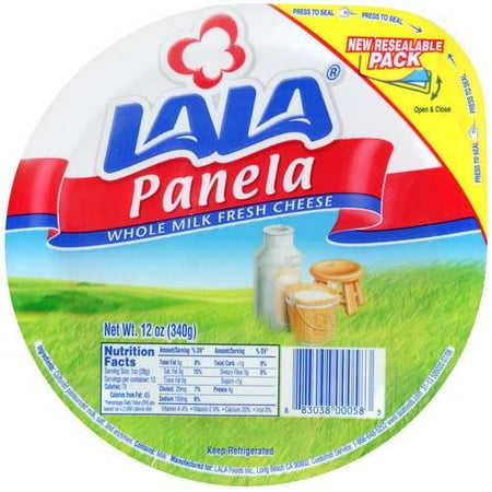Lala: Whole Milk Fresh Cheese Panela, 12 Oz