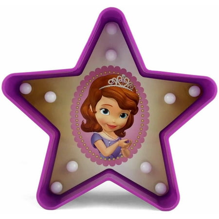 Disney Sofia the First Figural Star Marquee Light, 1 Each