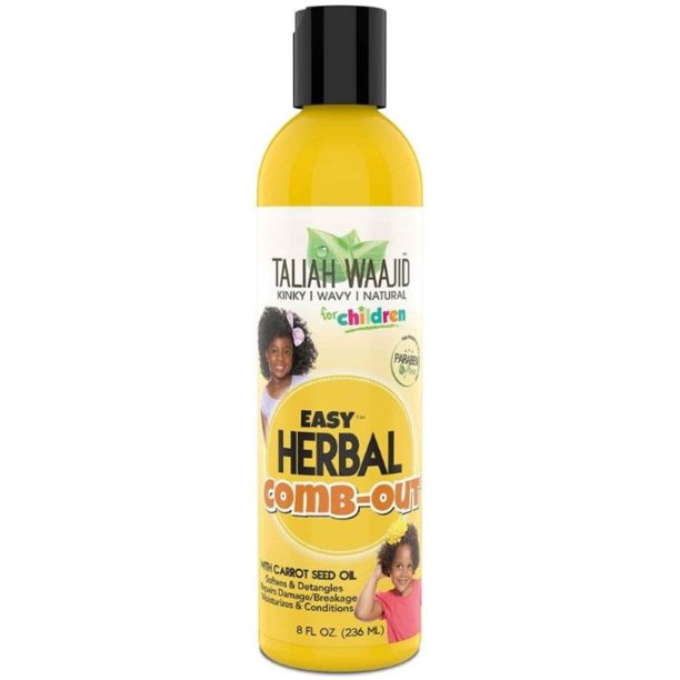 Taliah Waajid Kinky Wavy Natural Easy Herbal Comb Out for Children, 8oz