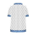 thumbnail image 5 of jobturf Womens Tops Trendy Color Block Polka Dots T Shirts Casual Loose Breathable Basic Tees Beach Vacation Summer Blouses S-XXXL, 5 of 5