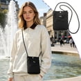 thumbnail image 1 of Small Crossbody Sling Bag for Phone, Lightweight Nylon and Polyester, Adjustable Shoulder Strap, Compact 19 x 13 x 4 cm, Multiple Solid Colors for Daily Use and Outdoor Activities, 1 of 6