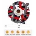 thumbnail image 6 of 13 Inch Round Placemats Set of 6, Red Black Geometric Non Slip Heat Insulation PP Table Mats, Modern Art Abstract Grey Line Washable Place Mats for Kitchen Dining Party Table Decor, 6 of 7