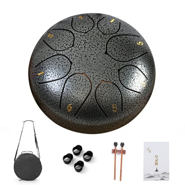 Instrumentos Curativos Tambor Mano 6 Pulgadas 8 Notas Regalo