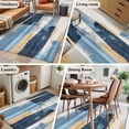 thumbnail image 5 of Abstract Collage Art 4x6 Area Rugs for Living Room, Retro Blue Oil Painting Texture Non Slip Floor Mat Washable Low-Profile Indoor Carpet for Bedroom, Dining Room, Bathroom, 5 of 9