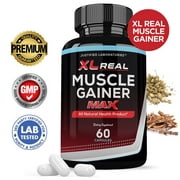 XL Real Muscle Gainer Max Mens Health Supplement 60 Capsules