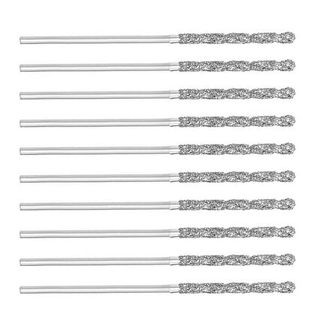 

20Pcs 1mm/0.04Inch Diamond Twist Drill Bits High Speed Steel HSS for Glass Sea Shells Stone Tiles