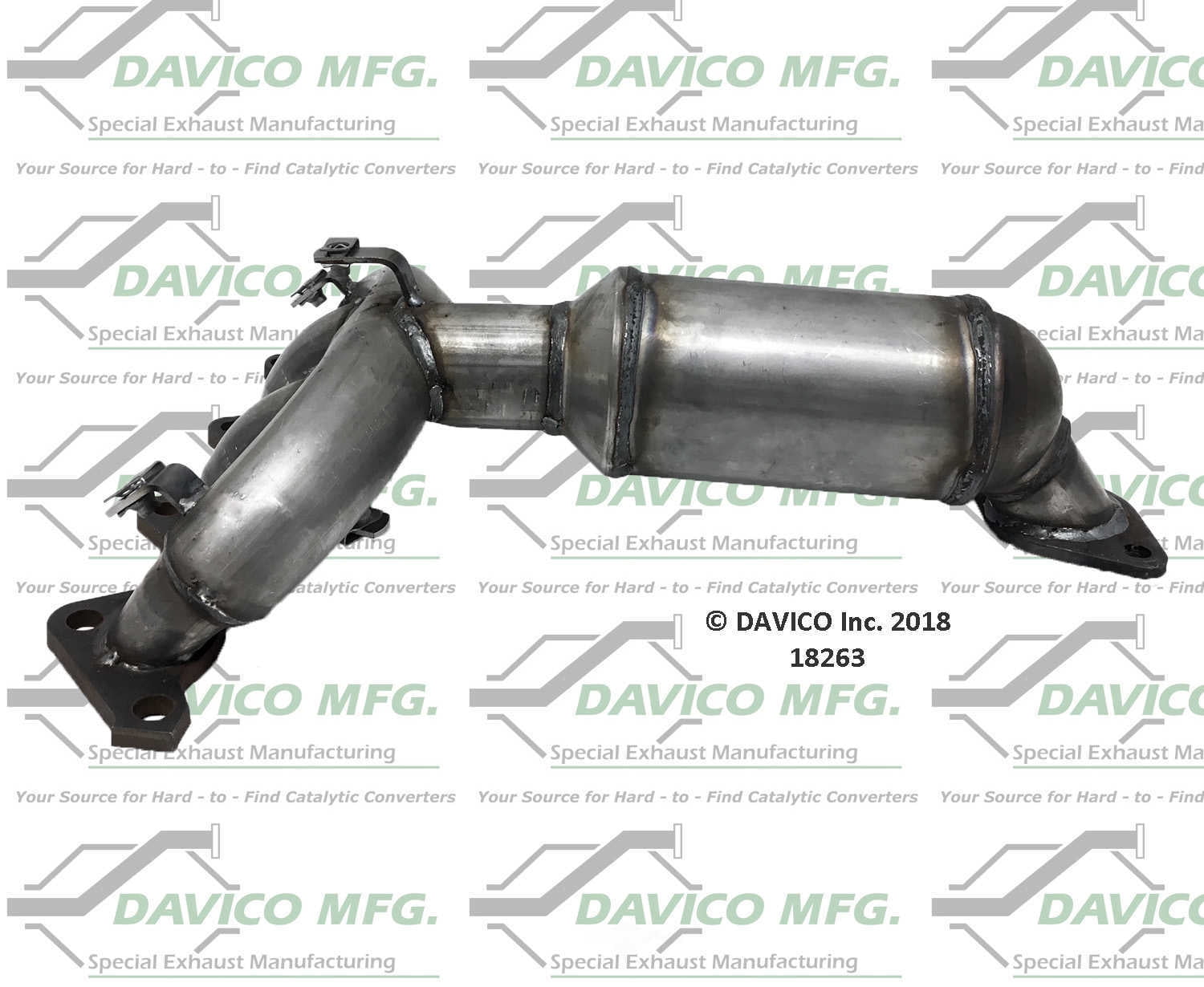 Davico Mfg Catalytic Converter P/N:18263 Fits select: 1998-2003 HYUNDAI ELANTRA, 2003-2006 HYUNDAI TIBURON