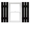 thumbnail image 2 of Mid America Spaced Board and Batten Black Exterior Shutters (1 Pair), 2 of 3