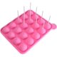 thumbnail image 1 of Molde para hornear cupcakes de fiesta Pop de silicona de 20 cavidades, bandeja con molde para decoración envolvente de pastel de azúcar al horno, 1 of 5