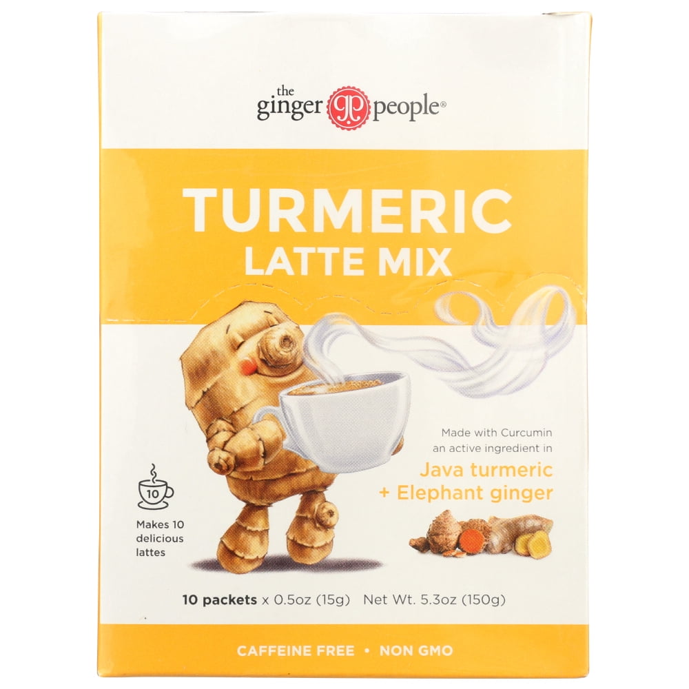 Ginger People Turmeric Latte Mix, 10/ 0.5 Oz